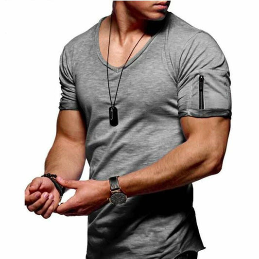 Men's Casual Cotton Short Sleeve