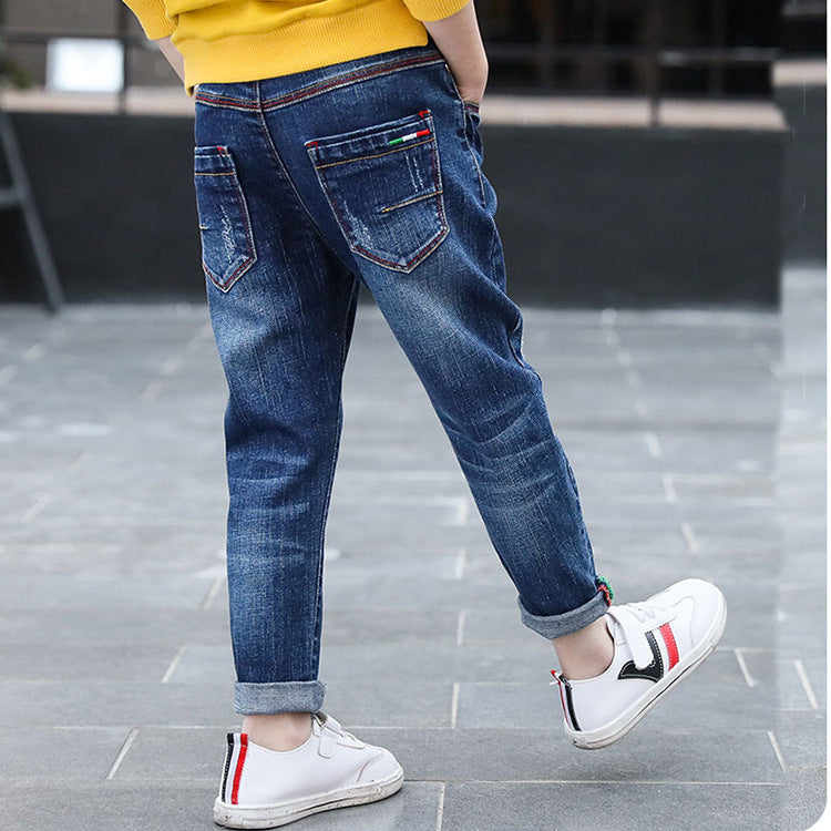 Boys' denim trousers, new style