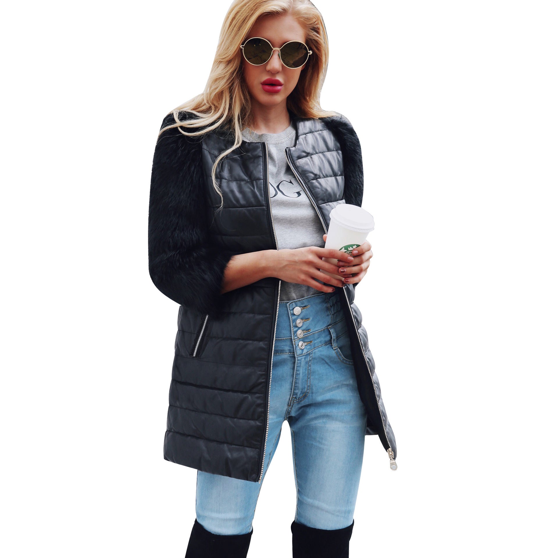 Autumn Winter PU Jacket Women - Trendys Collections