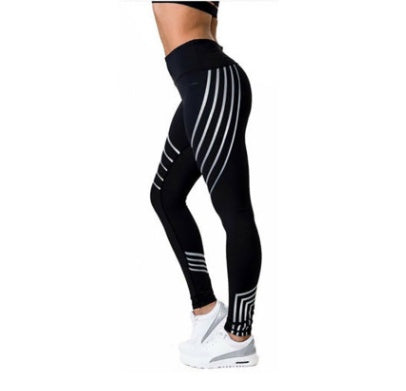 Women Workout Leggings Pants  Fitness Night Glowing