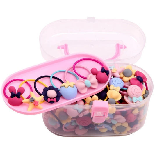 Children's Hair band Princess Hair Ring Storage Portable Boxed Hair