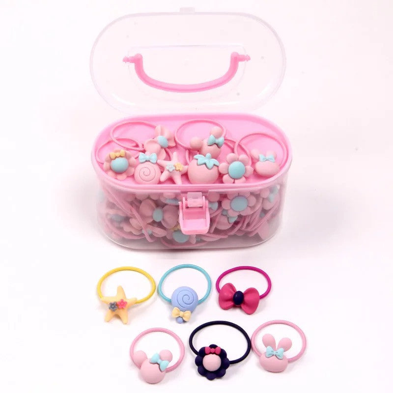 Children's Hair band Princess Hair Ring Storage Portable Boxed Hair