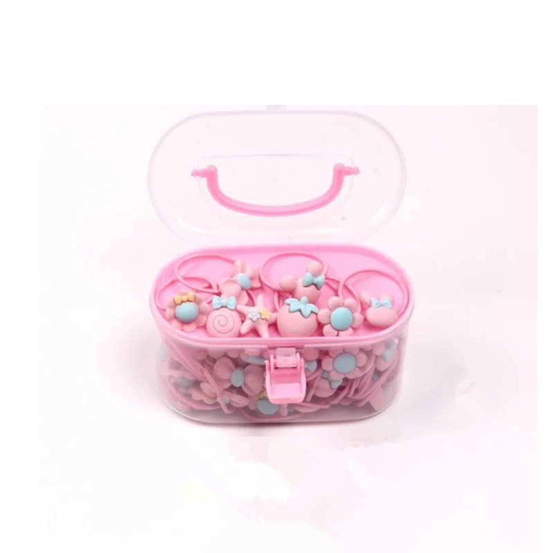 Children's Hair band Princess Hair Ring Storage Portable Boxed Hair