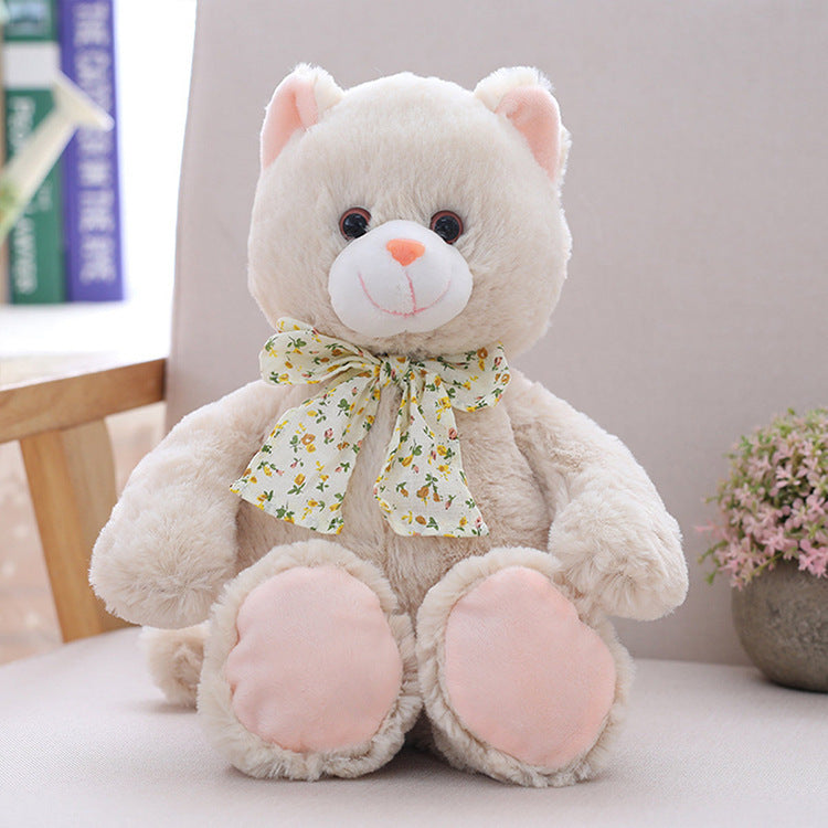 Three-Color Bear Puppy Cat Plush Toy Teddy Bear Doll