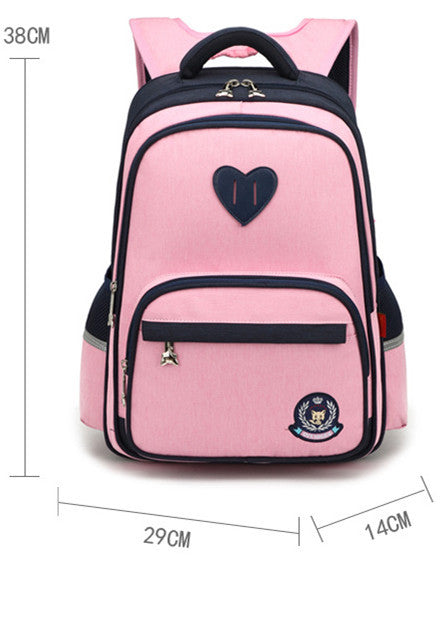 Girls & Boys  School Bags  Custom Printed Logo Heart & Star