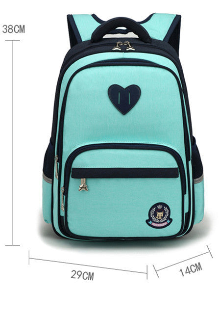 Girls & Boys  School Bags  Custom Printed Logo Heart & Star