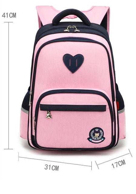 Girls & Boys  School Bags  Custom Printed Logo Heart & Star