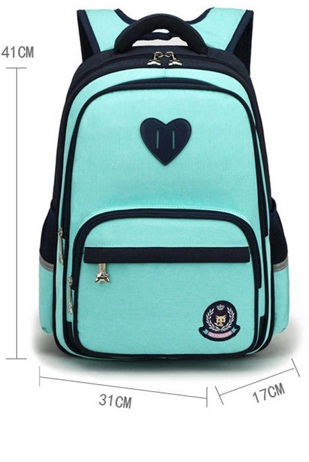 Girls & Boys  School Bags  Custom Printed Logo Heart & Star