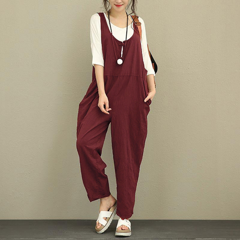 New Style Bib Pants Loose Casual