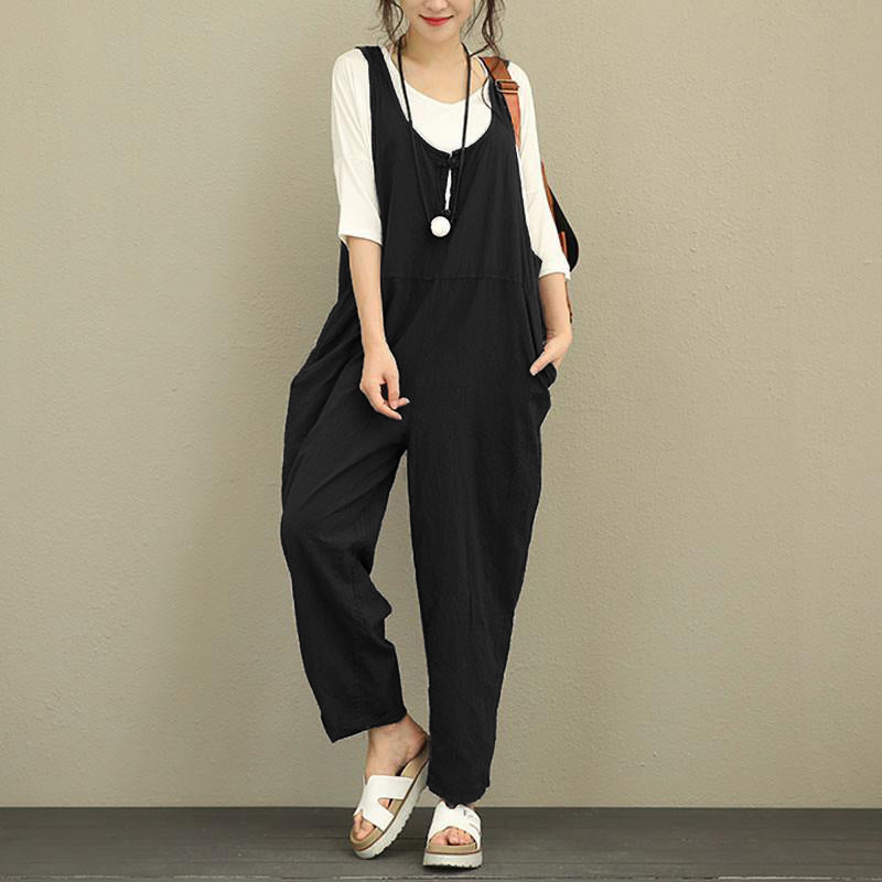 New Style Bib Pants Loose Casual