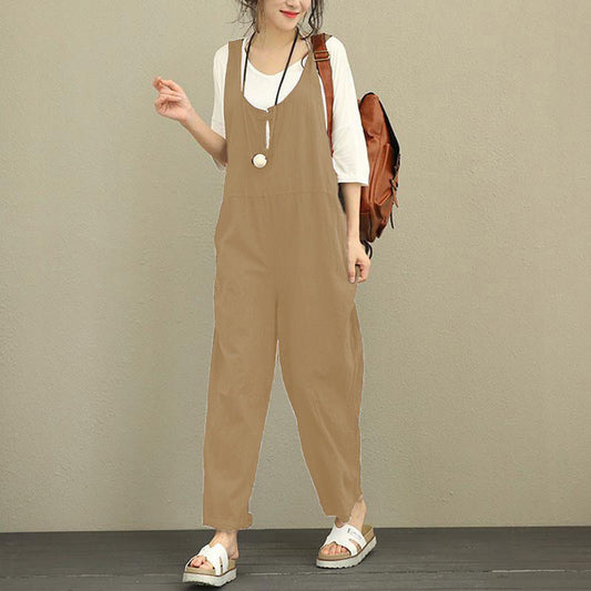 New Style Bib Pants Loose Casual