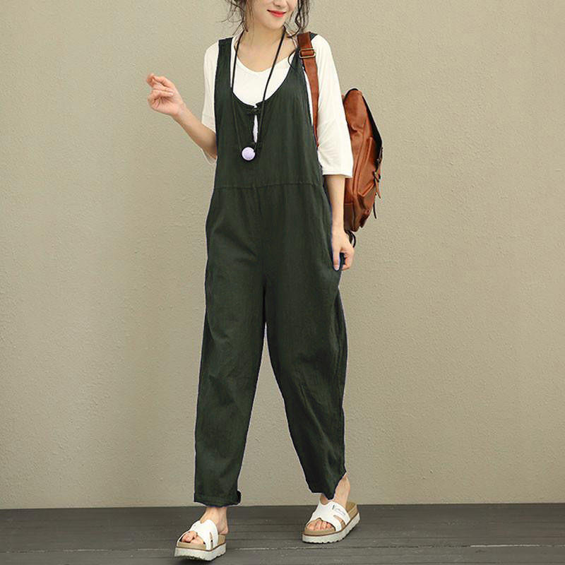 New Style Bib Pants Loose Casual