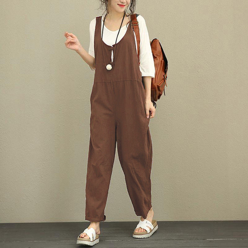 New Style Bib Pants Loose Casual