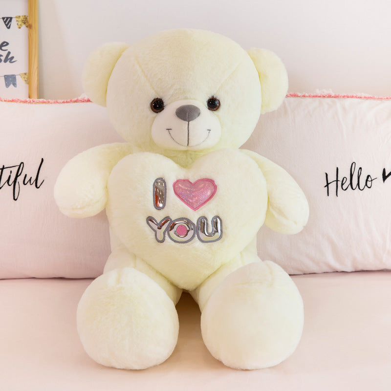 Holding Heart Teddy Glowing Bear Plush Toy