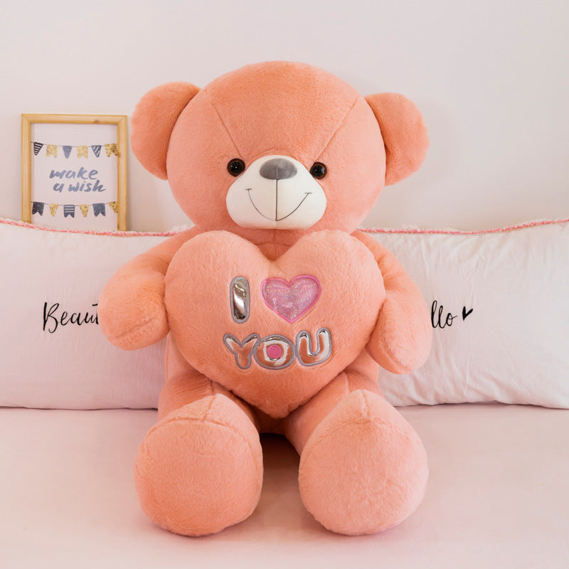 Holding Heart Teddy Glowing Bear Plush Toy