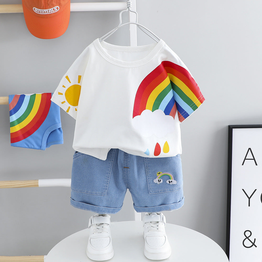 Trendy Little Boy Summer Clothing