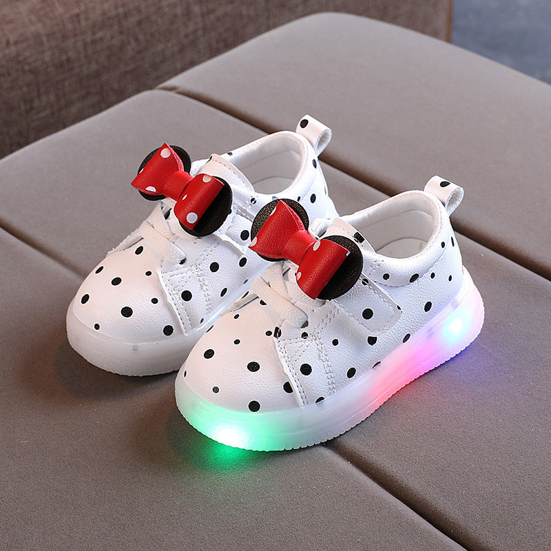 Girls  LED Light-up Shoes Breathable