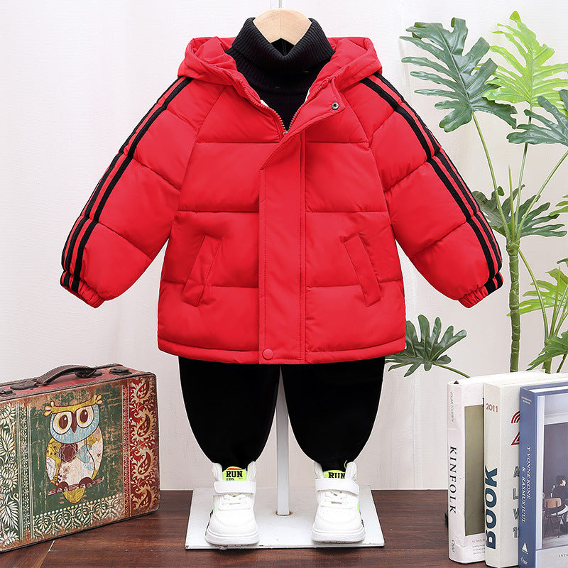 Boy's Cotton Clothes Thickened Fall Winter Coat