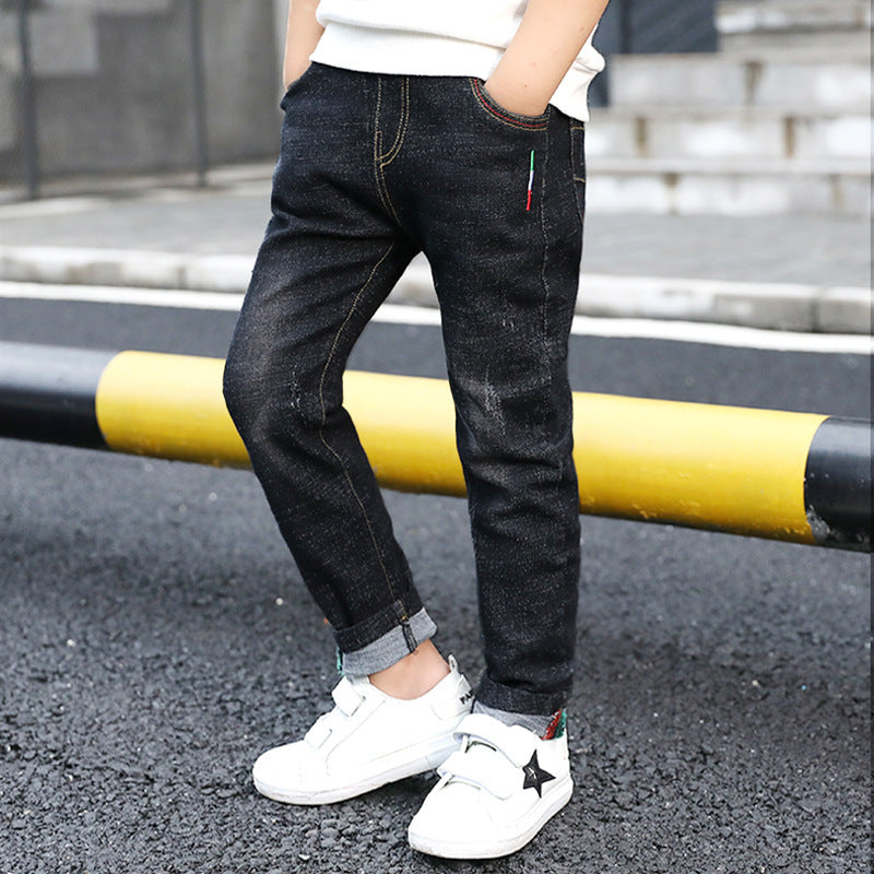 Boys' denim trousers, new style