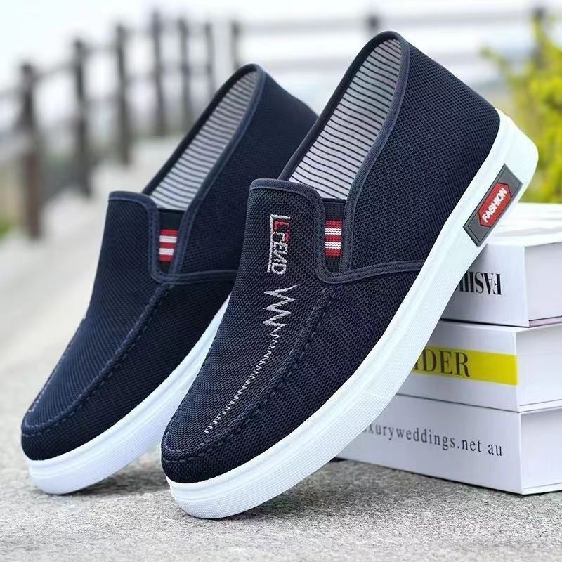 Men Casual Shoes Breathable Canvas