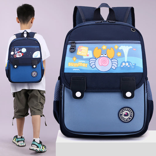 Cartoon Boys And Girls Lightweight Primary Backpack