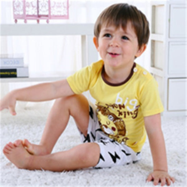 Cartoon Clothing Baby Boy Summer Clothes T-shirt Short