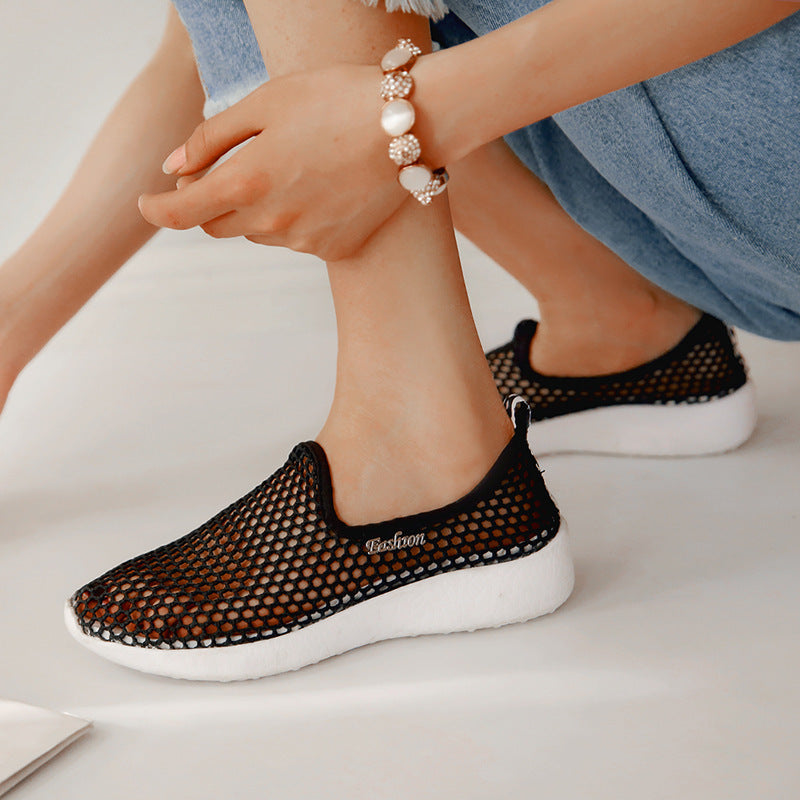 Women Mesh Single Shoes Lightweight Sneakers