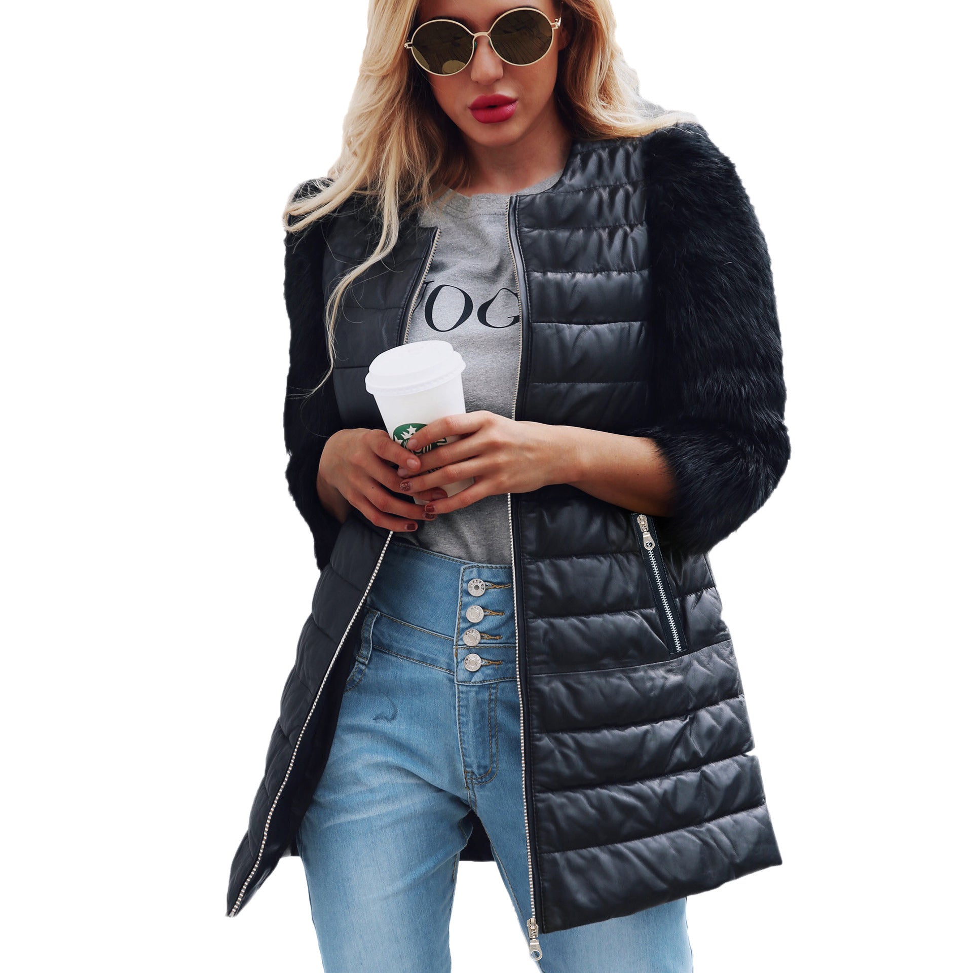 Autumn Winter PU Jacket Women - Trendys Collections