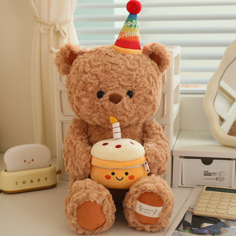 Cute Cake Teddy Bear Plush Toy