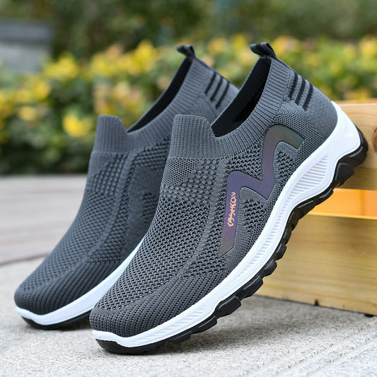 Men's Non-slip Wear-resistant Sports Soft-soled Mesh Surface Casual Shoes