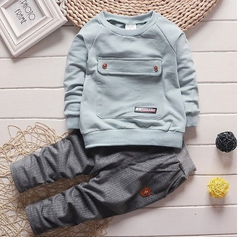 Toddler suit 0-3 years old suit + pants sportswear