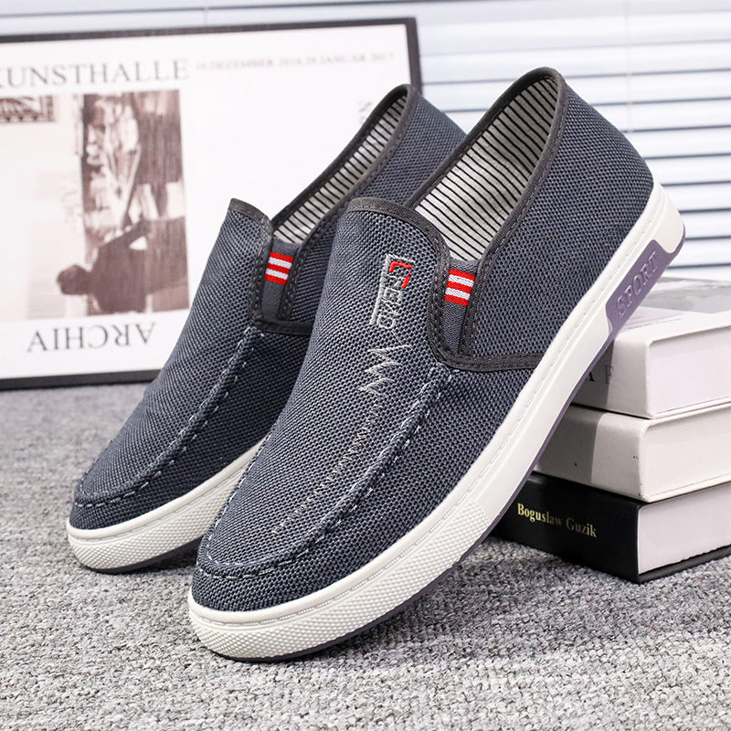 Men Casual Shoes Breathable Canvas