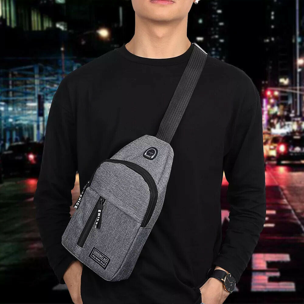 Men Sling Bag Cross Body Handbag