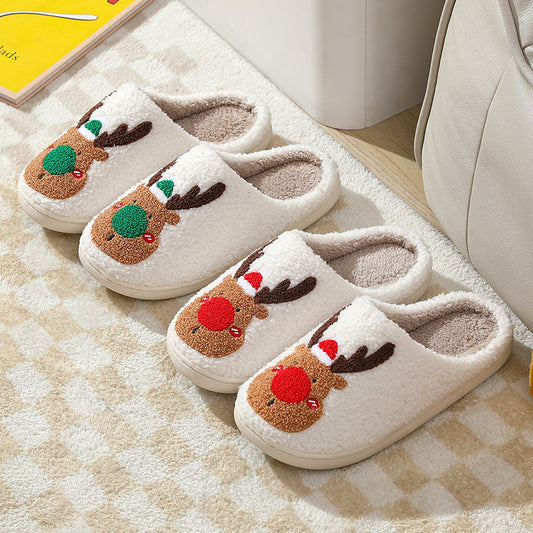 Christmas Home Slippers Soft & Cozy to keep your feet warm! - Trendys Collections