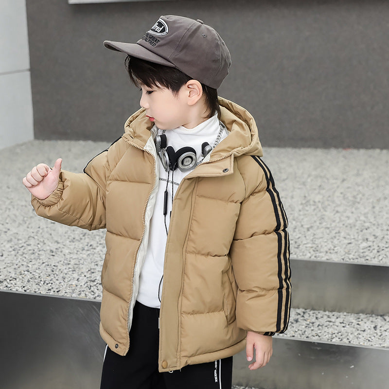 Boy's Cotton Clothes Thickened Fall Winter Coat