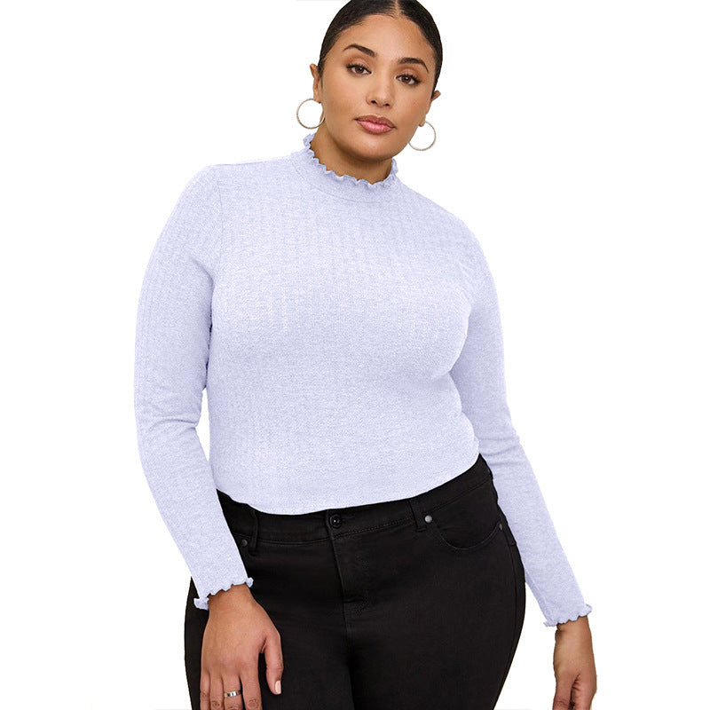 Women's Half-high Collar Long Sleeves