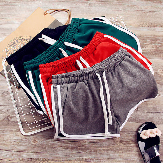 Women's sports casual shorts drawstring short