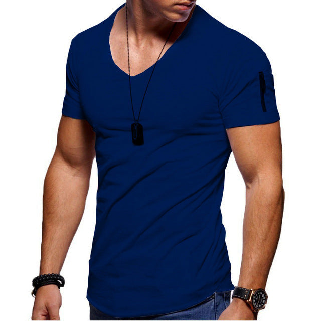 Men's Casual Cotton Short Sleeve