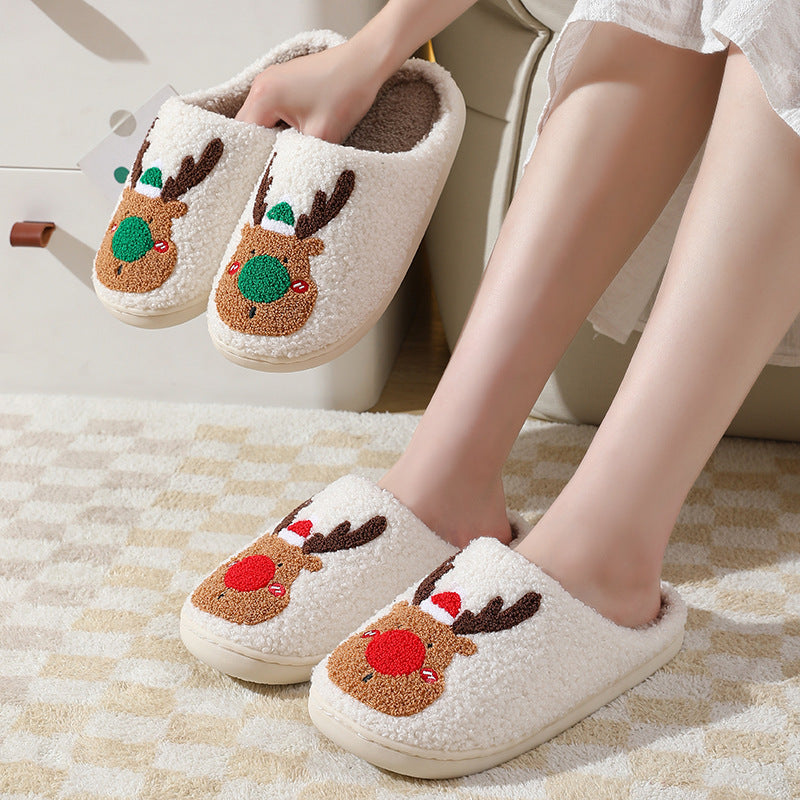 Christmas Home Slippers Soft & Cozy to keep your feet warm! - Trendys Collections