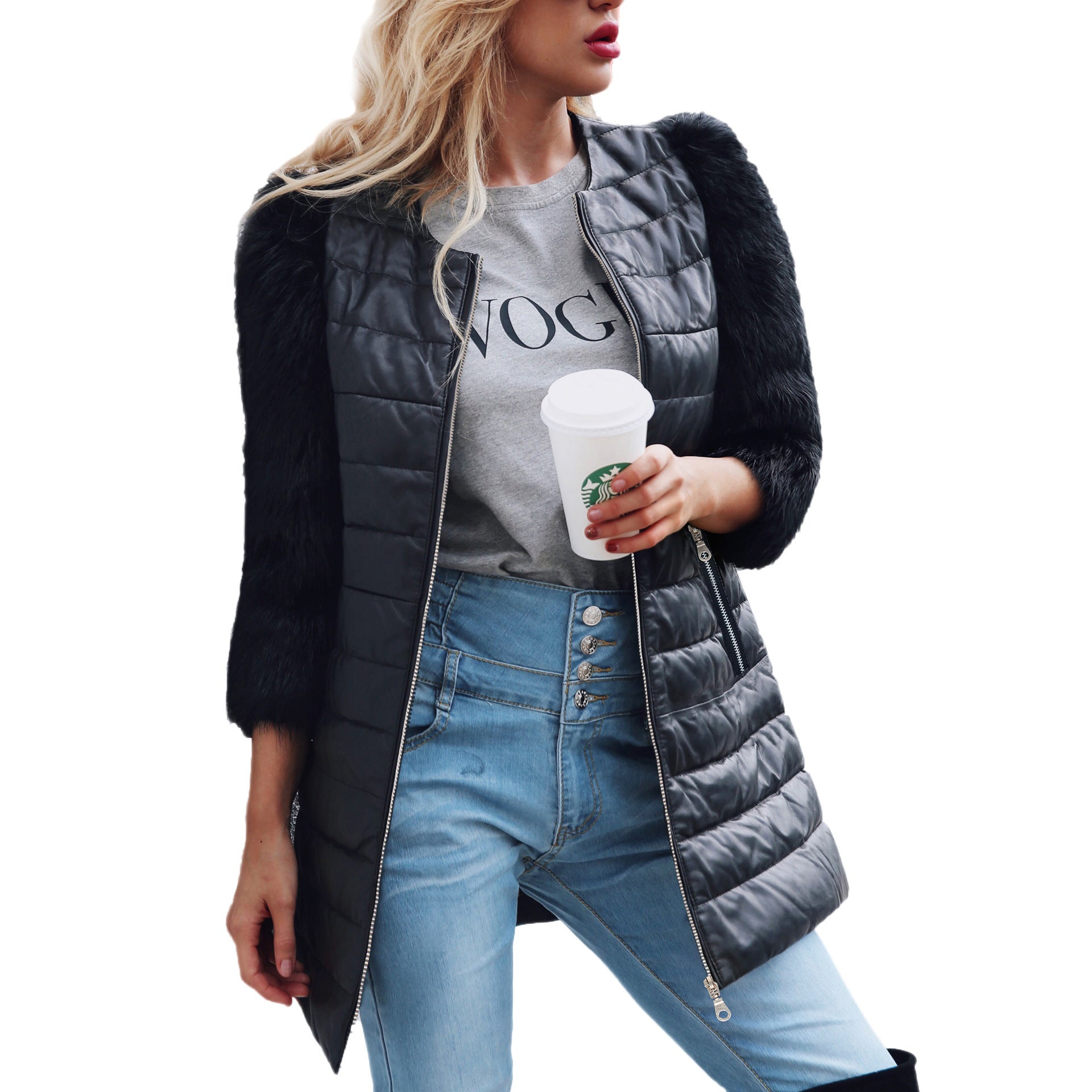 Autumn Winter PU Jacket Women - Trendys Collections