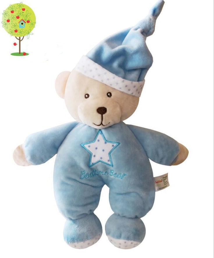 Children's plush dolls, infants, sleeping, soothing teddy bears, cartoon animal dolls