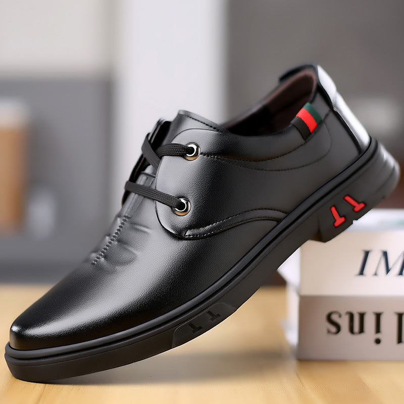 Soft Leather Casual Round Toe Leather Shoes