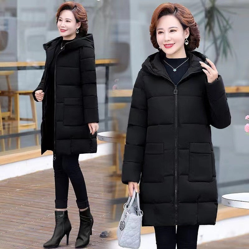 Down Cotton-padded Coat For Women