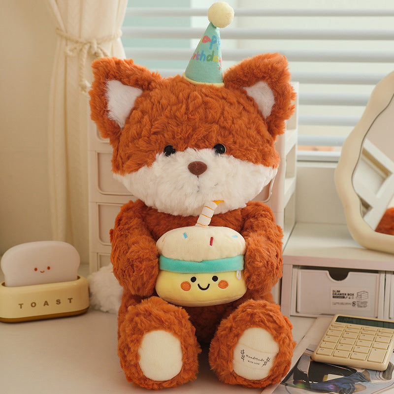 Cute Cake Teddy Bear Plush Toy