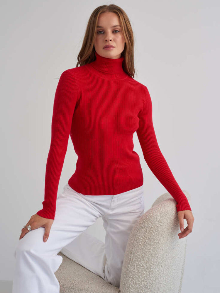 Turtleneck Sweaters Bottoming Shirt European And American