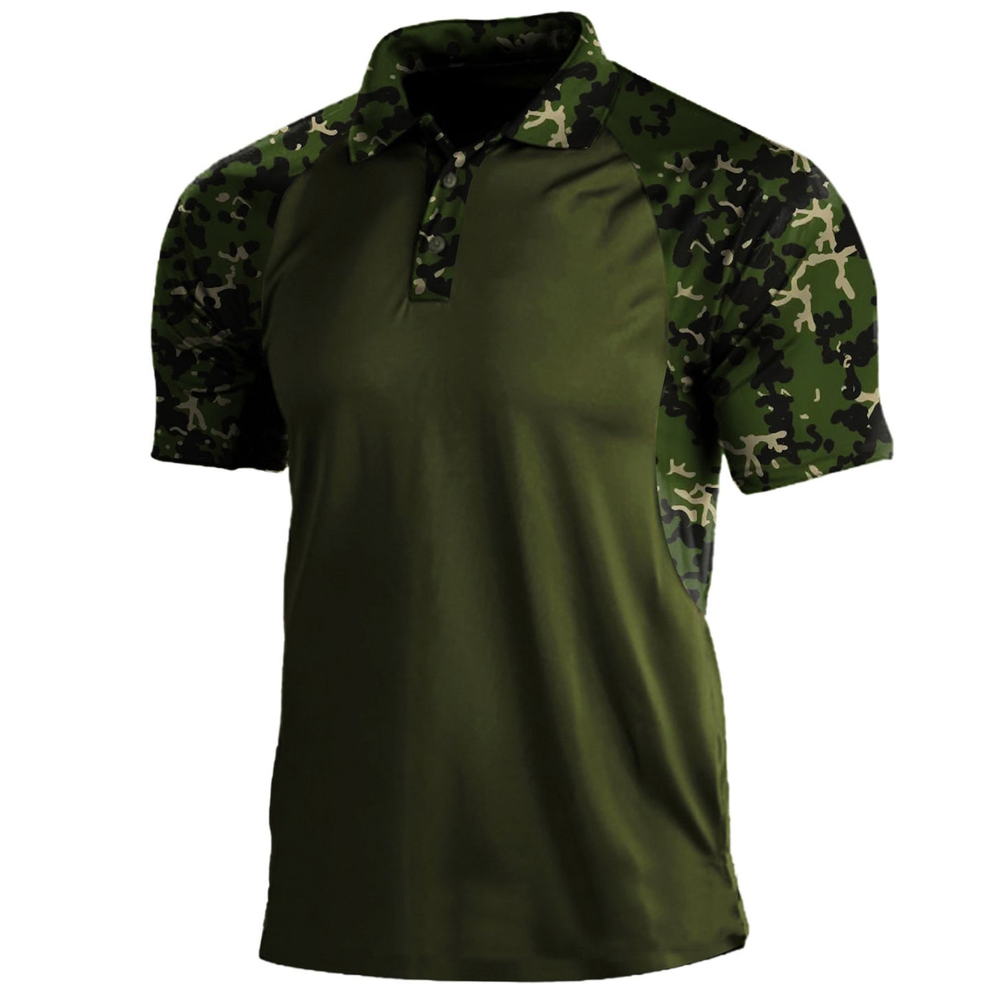 Lapel Short-sleeved Polo Shirt Men