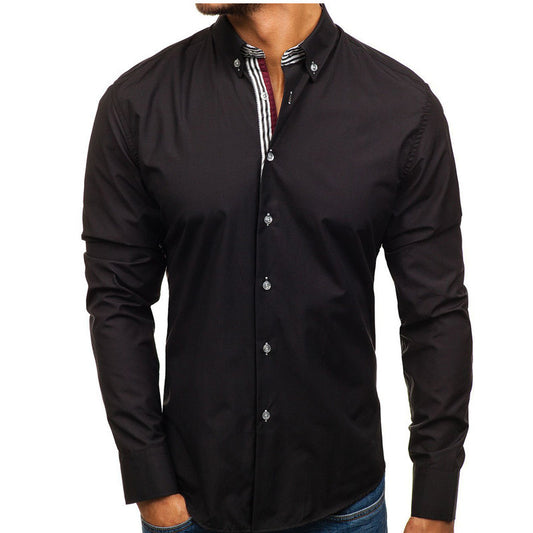 Men's Long-sleeved Shirt Fashion