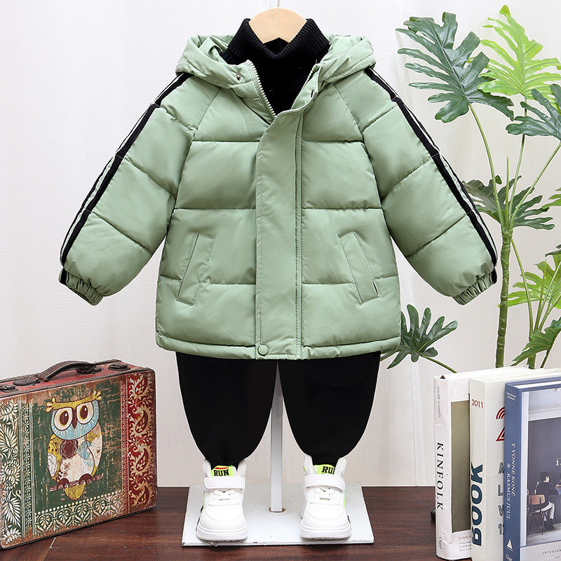 Boy's Cotton Clothes Thickened Fall Winter Coat