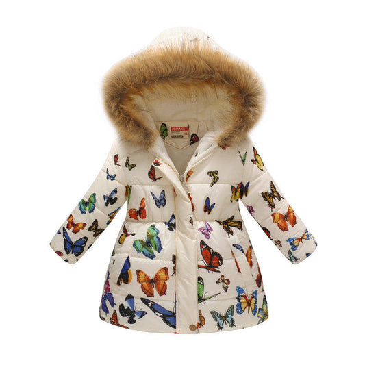 Winter Girls Jackets Cotton Padded Coat