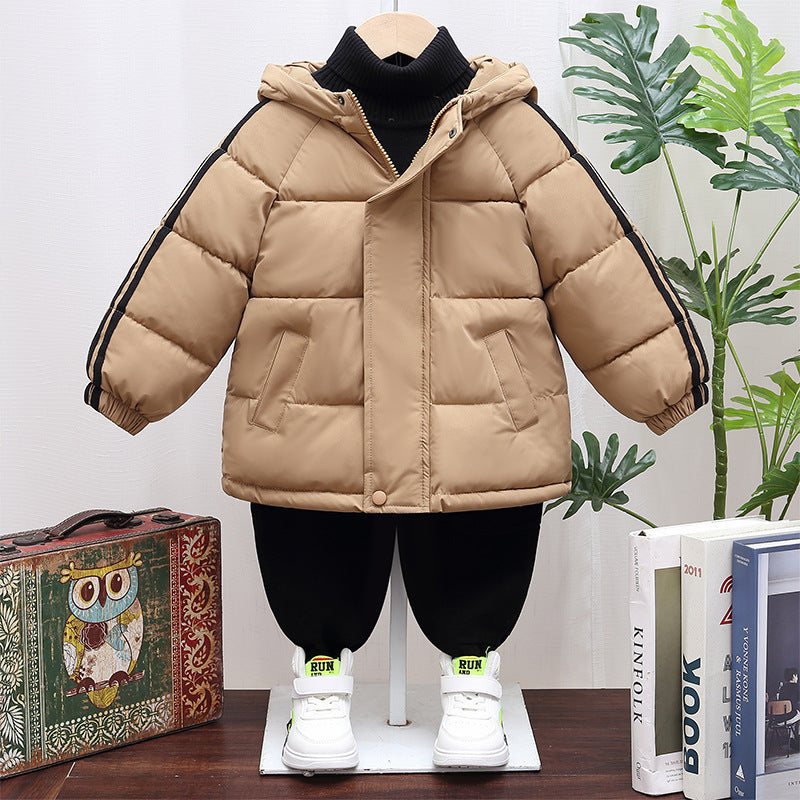 Boy's Cotton Clothes Thickened Fall Winter Coat